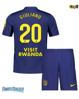 Atletico Madrid Giuliano Simeone #20 Echipament de Fotbal Replică 2025-26 Copii Deplasare (+ Șorturi)